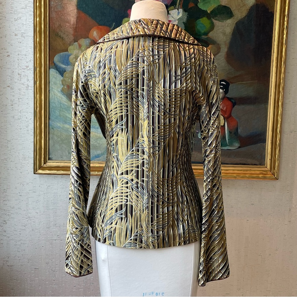 Vintage Asian Silk Top - Picture 3 of 4